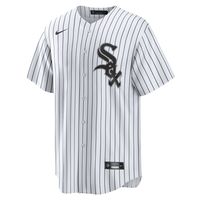 Men's Nike White Chicago Sox Home Blank Replica Jersey