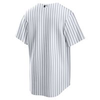 Men's Nike White Chicago Sox Home Blank Replica Jersey