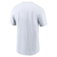 T-shirt Nike blanc avec grand logo des Chicago White Sox pour homme