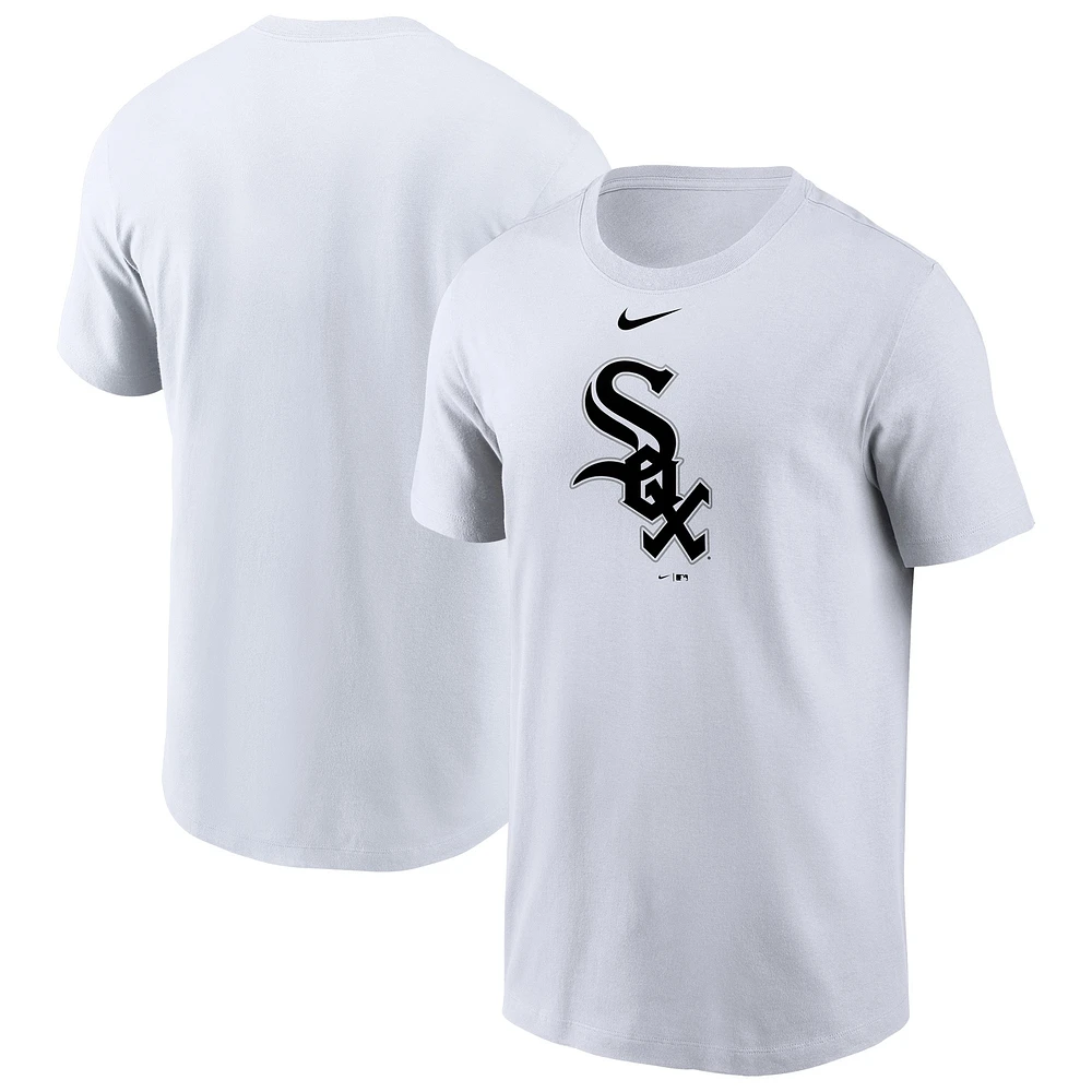 Men's Nike White Chicago Sox Large Logo T-Shirt