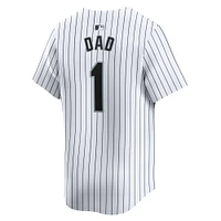 Maillot Nike Chicago White Sox #1 Dad Home Limited pour homme, blanc, limité