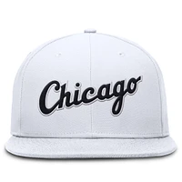 Men's Nike White Chicago Sox True Performance Fitted Hat