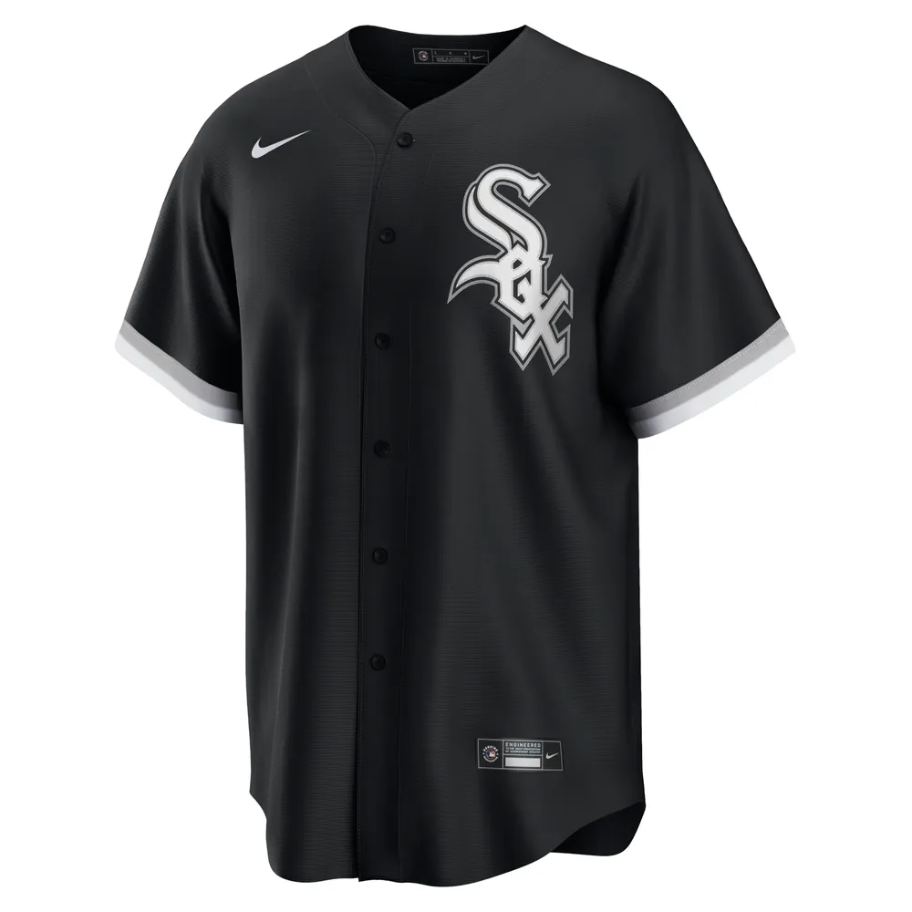 Men's Nike Yoan Moncada Black Chicago White Sox Alternate Replica Player Name Jersey