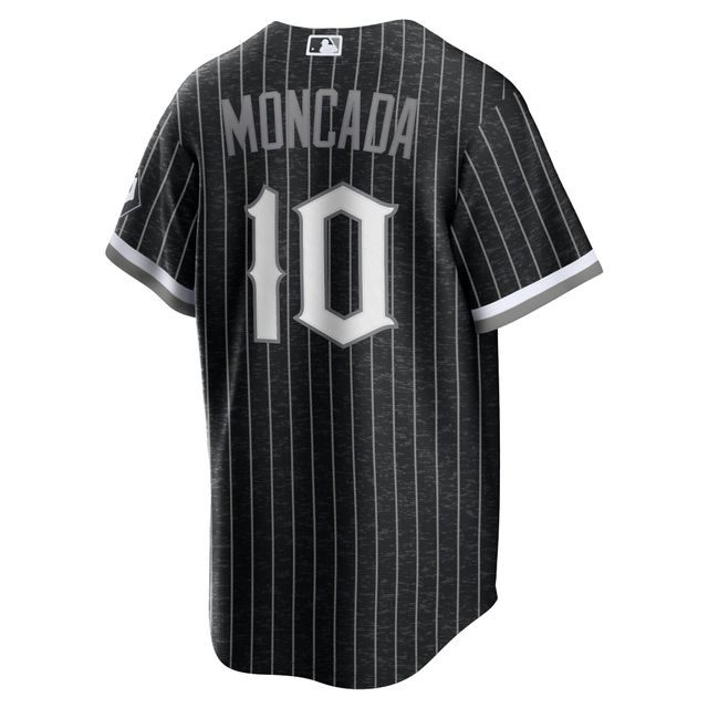 Youth Chicago White Sox Yoan Moncada Nike Black City Connect Replica Player  Jersey