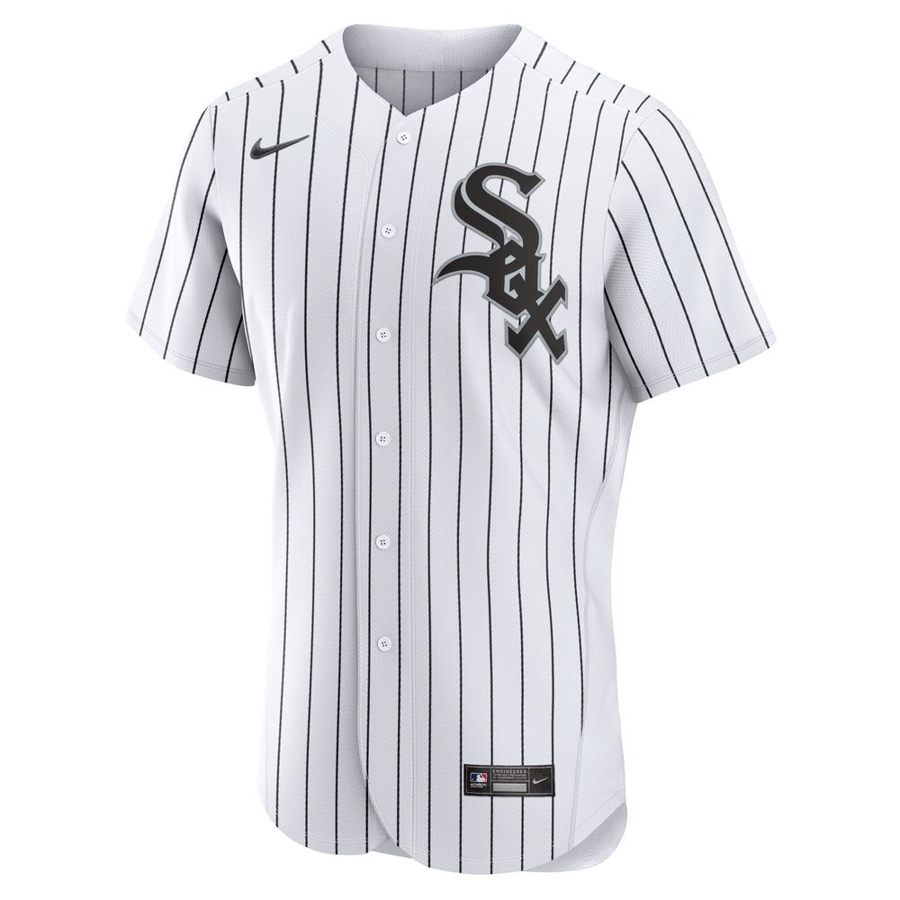 Men's Nike Yoan Moncada White Chicago Sox Home Authentic Player Jersey