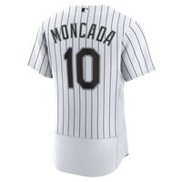 Men's Nike Yoan Moncada White Chicago Sox Home Authentic Player Jersey