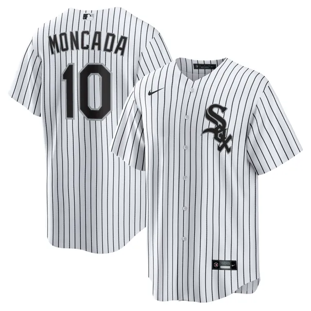 NIKE Youth Big Boys Yoan Moncada Black Chicago White Sox Alternate Replica  Player Jersey for Kids