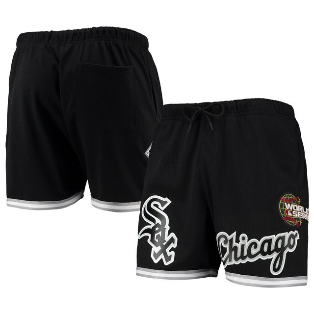 Short en maille Pro Standard Chicago White Sox 2005 World Series pour homme, noir