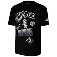 Men's Pro Standard Black Chicago White Sox Turn It Up Dropped Shoulder T-Shirt