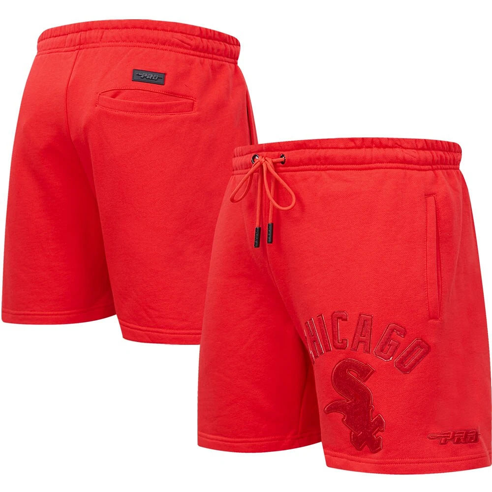 Short classique Pro Standard Chicago White Sox triple rouge pour homme