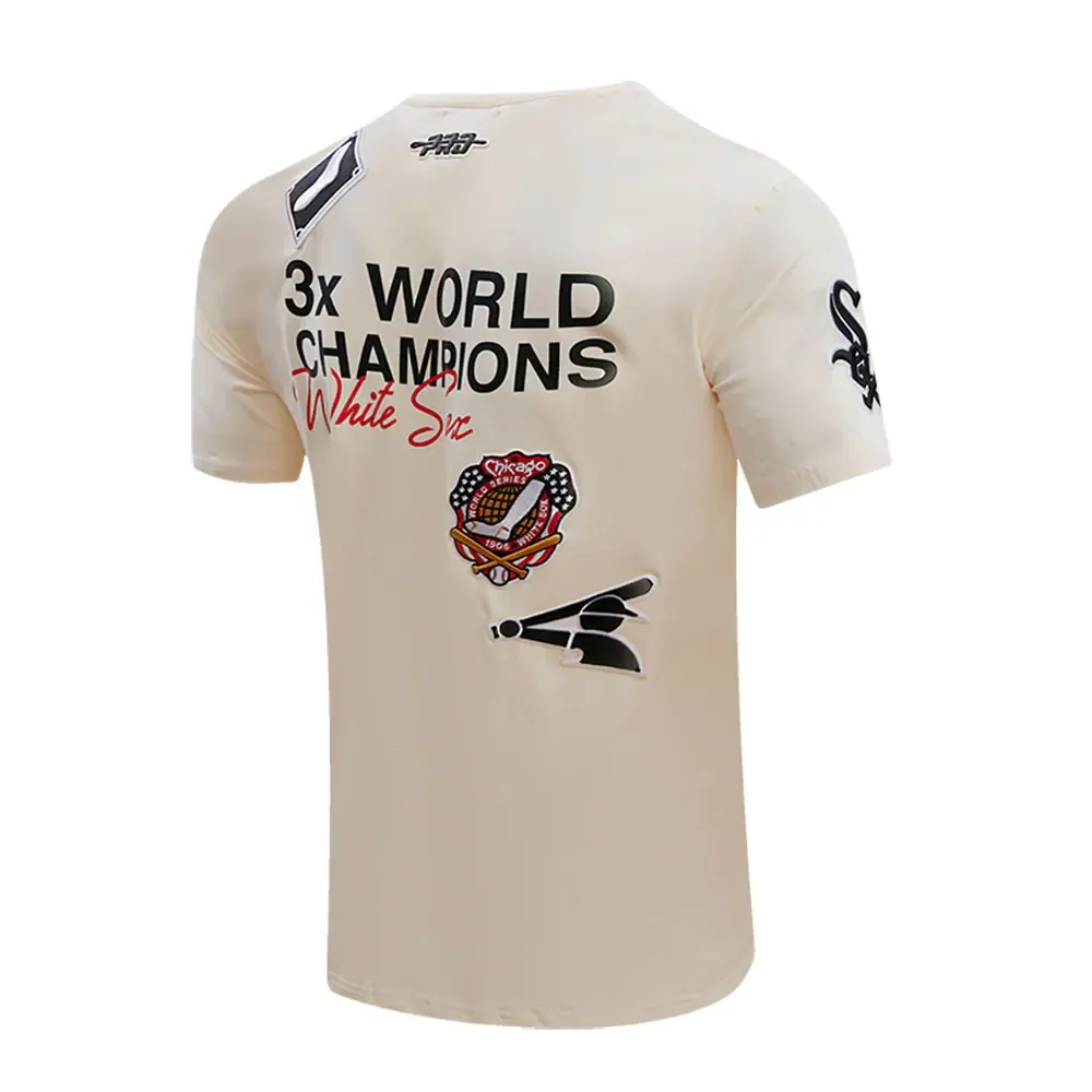 Pro Standard Chicago White Sox Cream Championship T-Shirt