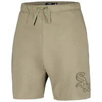 Men's Pro Standard Khaki Chicago White Sox Neutral Fleece Shorts