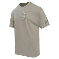 Men's Pro Standard Tan Chicago White Sox Neutral Drop Shoulder T-Shirt