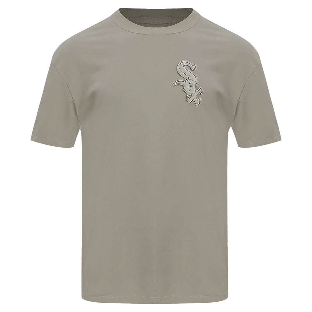 Men's Pro Standard Tan Chicago White Sox Neutral Drop Shoulder T-Shirt