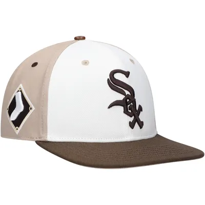 Casquette Pro Standard Chicago White Sox Chocolate Ice Cream Snapback pour homme, blanc/marron