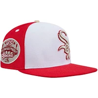 Casquette Pro Standard Chicago White Sox Strawberry Ice Cream Snapback pour homme Blanc/Rouge