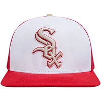 Casquette Pro Standard Chicago White Sox Strawberry Ice Cream Snapback pour homme Blanc/Rouge