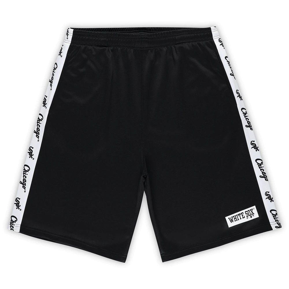 Short en polaire Profile noir Chicago White Sox pour hommes, grandes et