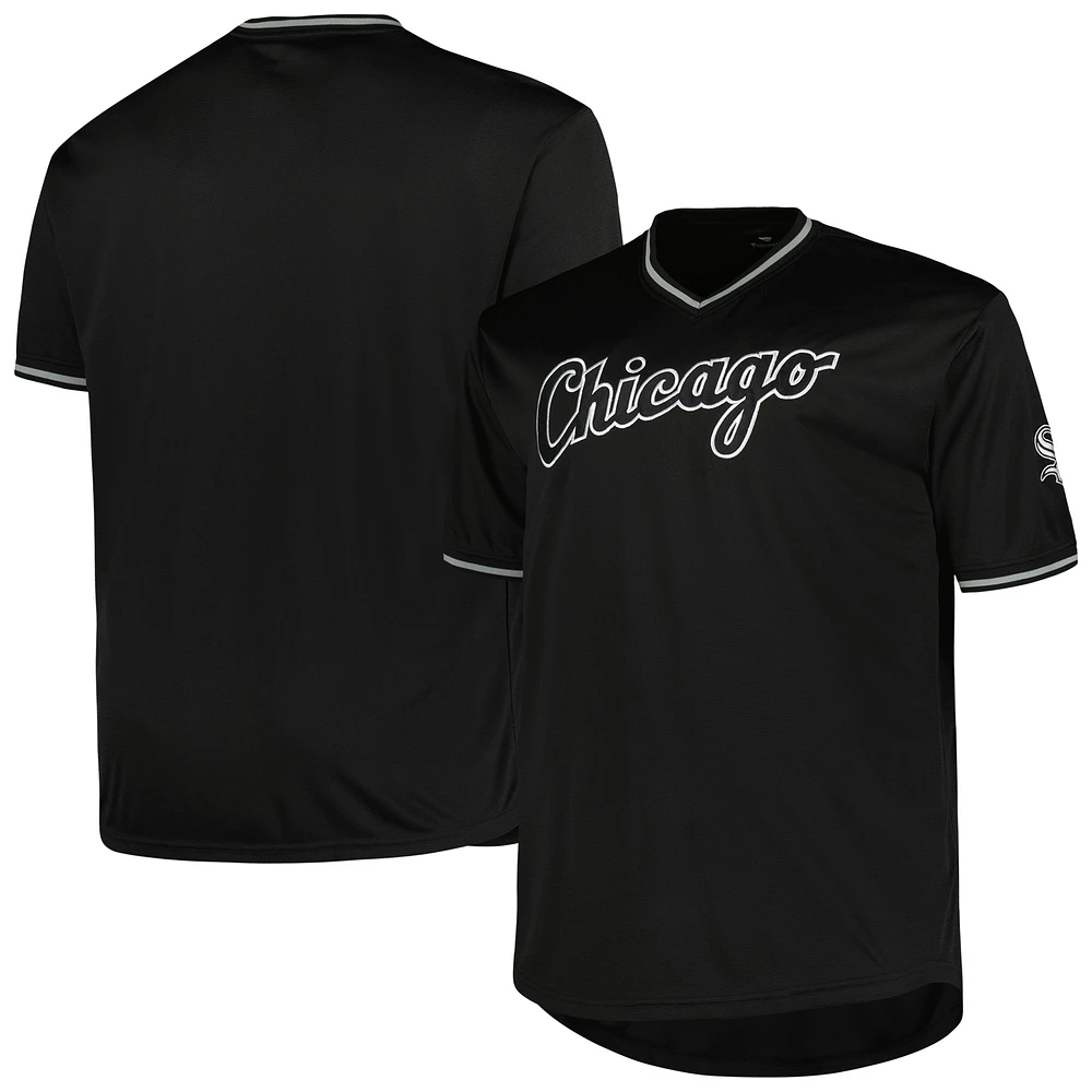 Profil pour homme Noir Chicago White Sox Big & Tall Pop Fashion Maillot