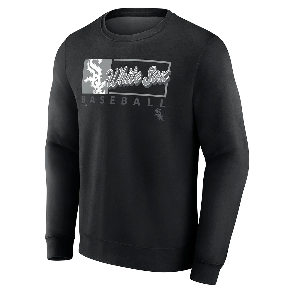 Men's Profile Black Chicago White Sox Big & Tall Pullover Sweatshirt