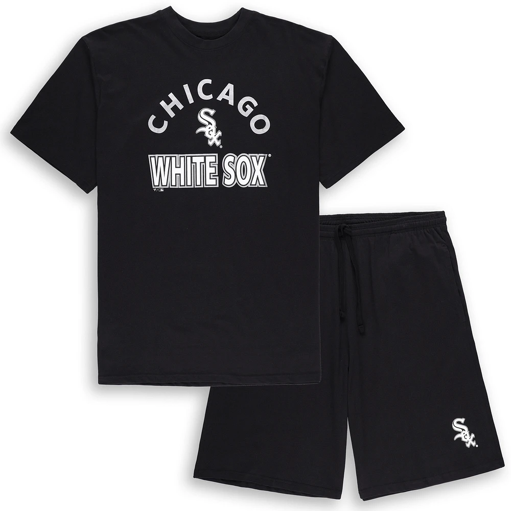 Men's Profile Chicago White Sox Big & Tall T-Shirt Shorts Combo Set