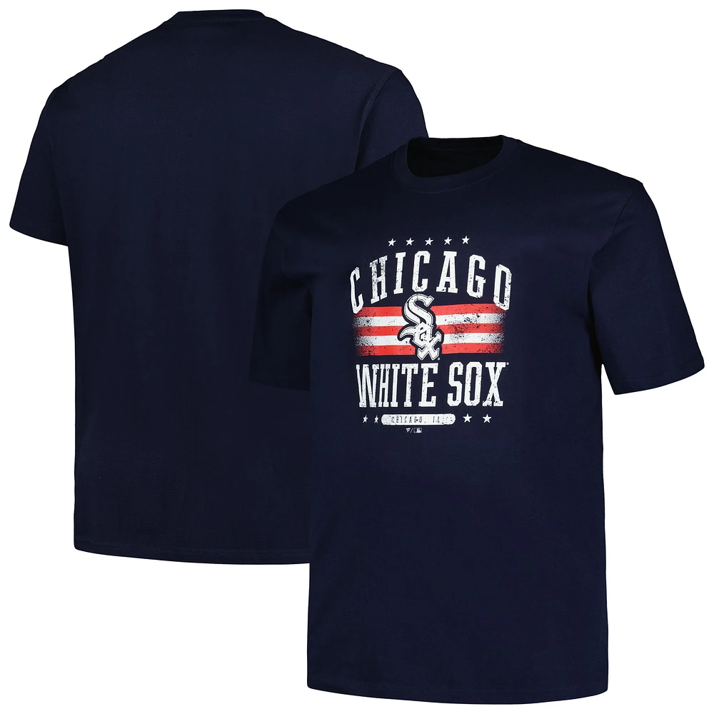 T-shirt pour hommes Profile Navy Chicago White Sox Big & Tall Americana