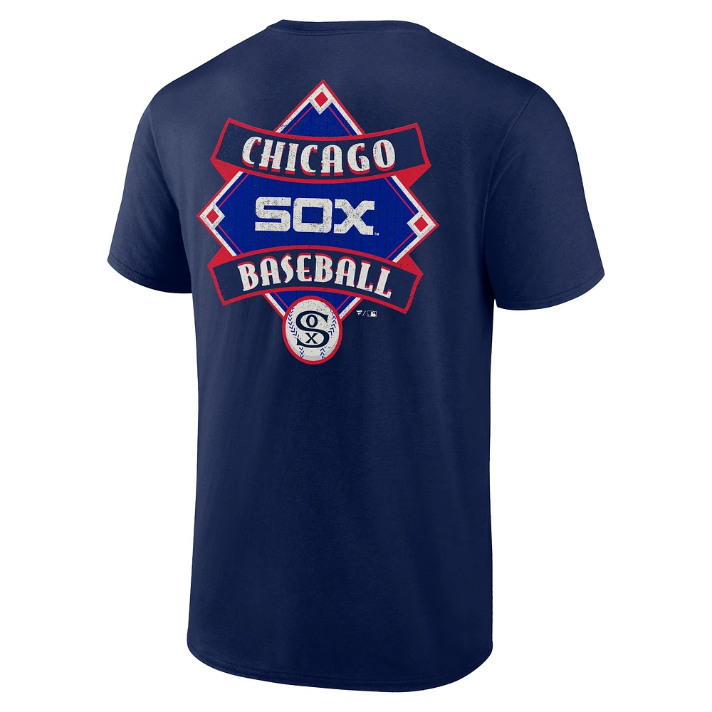 T-shirt Profile pour hommes, bleu marine, Chicago White Sox, Big & Tall Field Play