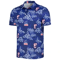 Men's Reyn Spooner Navy Chicago White Sox Cooperstown Collection Puamana Print Polo