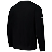 Men's Stitches Black Chicago White Sox Lightweight Crew Sweatshirt