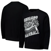 Men's Stitches Black Chicago White Sox Pullover Sweatshirt