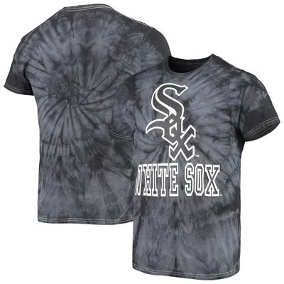 Chicago White Sox Stitches Spider Tie-Dye T-Shirt - Black