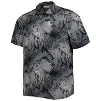 Tommy Bahama Black Chicago White Sox Big & Tall Luminescent Fronds Camp IslandZone Chemise boutonnée