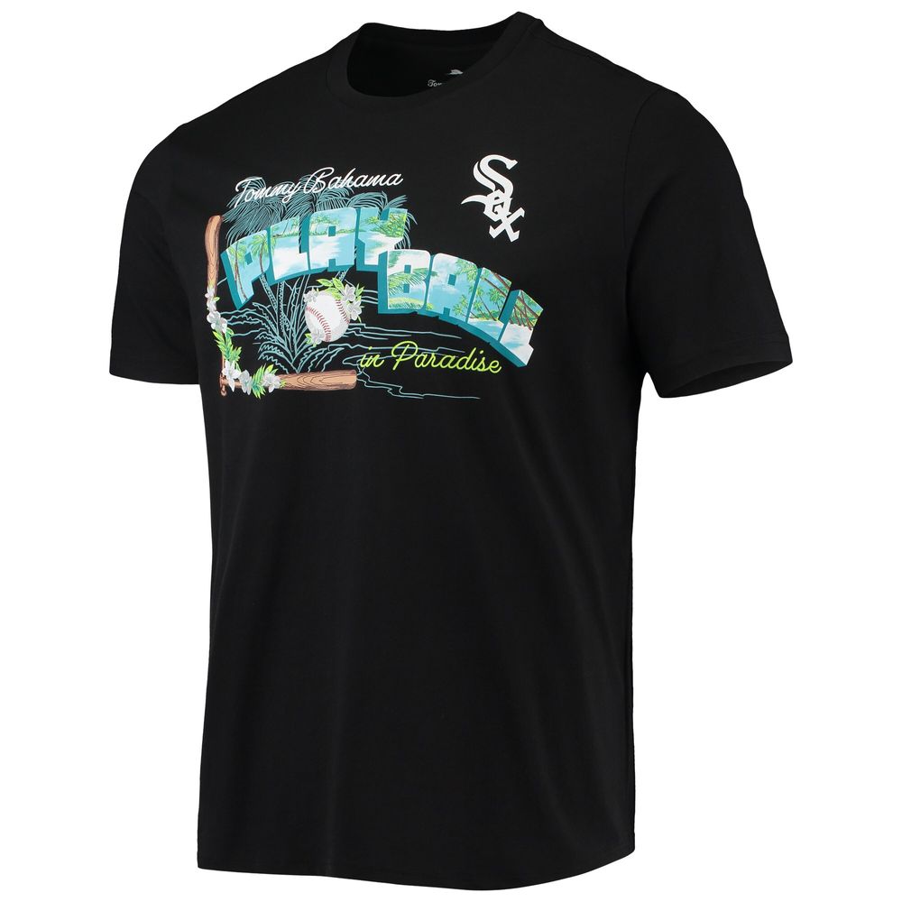 Men's Tommy Bahama Black Chicago White Sox Play Ball T-Shirt