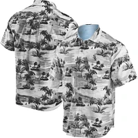 Men's Tommy Bahama Black Chicago White Sox Tropical Horizons Button-Up Shirt