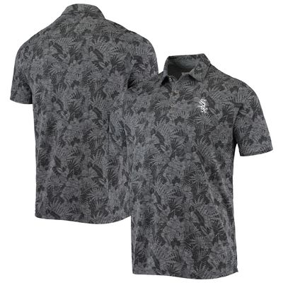 Men's Tommy Bahama Charcoal Chicago White Sox Sport Palmetto Palms Polo
