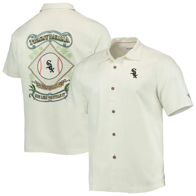 Lids Los Angeles Angels Tommy Bahama Go Big or Home Camp Button-Up Shirt -  White