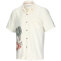 Men's Tommy Bahama Cream Chicago White Sox Paradise Fly Ball Camp Button-Up Shirt