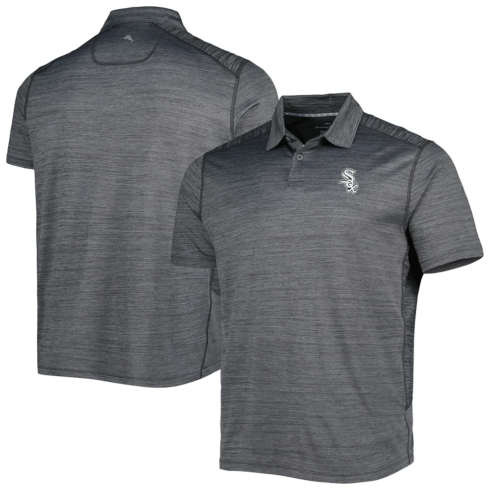 Polo Tommy Bahama Chicago White Sox Delray IslandZone gris pour homme