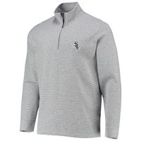 Men's Vineyard Vines Gray Chicago White Sox Saltwater Quarter-Zip Jacket