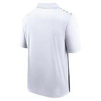 Polo sublimé Chicago White Sox Big & Tall pour homme, blanc/noir