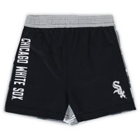 Newborn & Infant Black Chicago White Sox Pinch Hitter T-Shirt Shorts Set