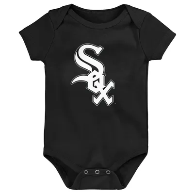 Newborn & Infant Black Chicago White Sox Primary Team Logo Bodysuit