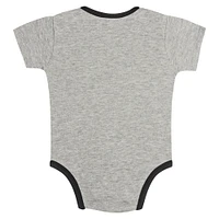 Newborn & Infant Gray/White Chicago White Sox Two-Pack Play Ball Bodysuit Set