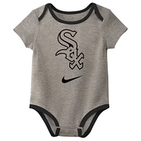 Newborn & Infant Nike Chicago White Sox Three-Pack Bodysuit Set