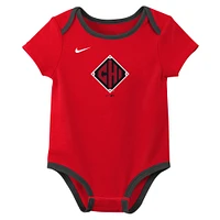 Newborn Nike  Red Chicago White Sox 2025 City Connect Two-Piece Bodysuit Set