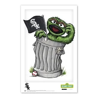 Affiche imprimée Oscar the Grouch des Chicago White Sox 11" x 17 " Sesame Street