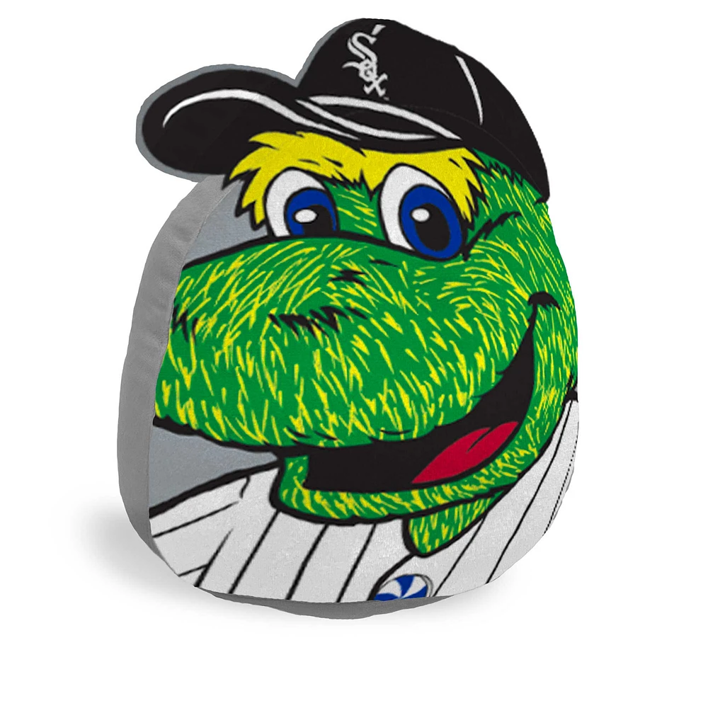 Coussin en peluche Pegasus Chicago White Sox avec mascotte et fonctionnalités