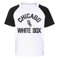 Preschool Chicago White Sox White/Heather Gray Groundout Baller Raglan T-Shirt & Shorts Set