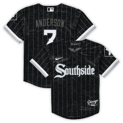 Nike Men's Eloy Jimenez Chicago White Sox Official Player Replica Jersey - Black