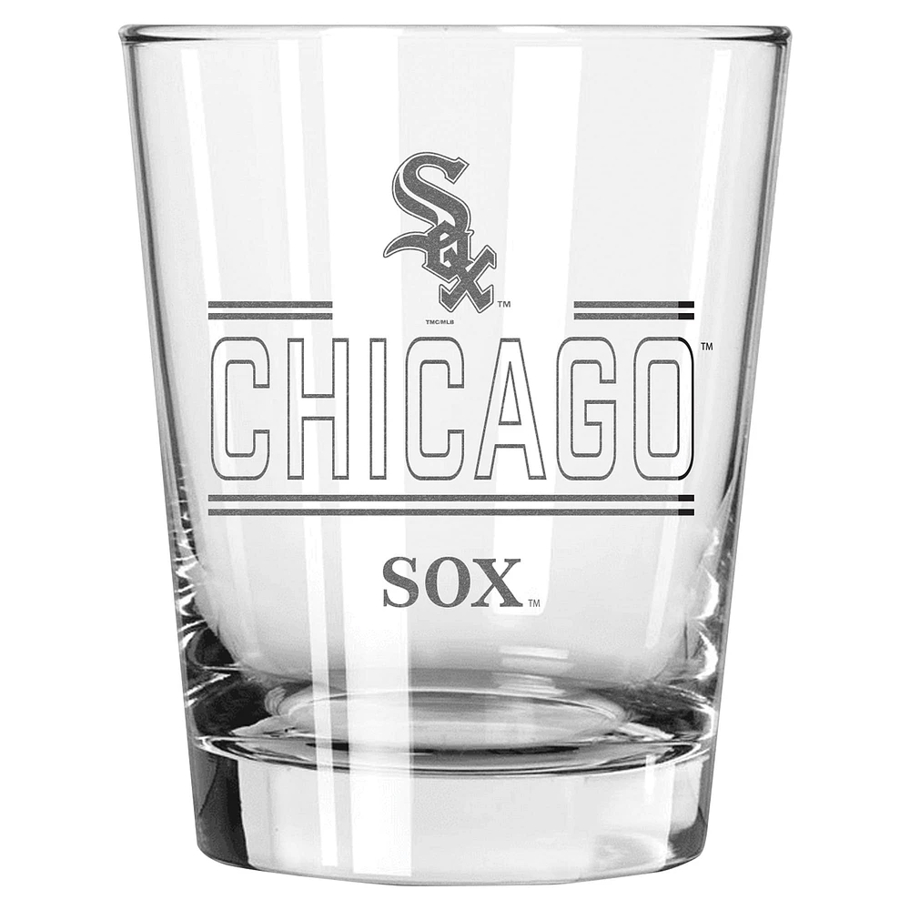 The Memory Company Chicago White Sox 15oz. Verre double à l'ancienne